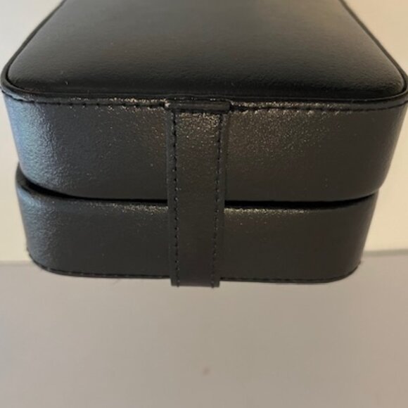 Wolf Designs Duo Compact Vintage Leather Travel Jewelry Case + small Inner Case - Picture 10 of 16